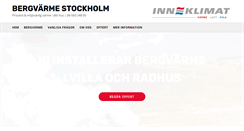 Desktop Screenshot of bergvarmestockholm.com