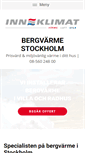 Mobile Screenshot of bergvarmestockholm.com